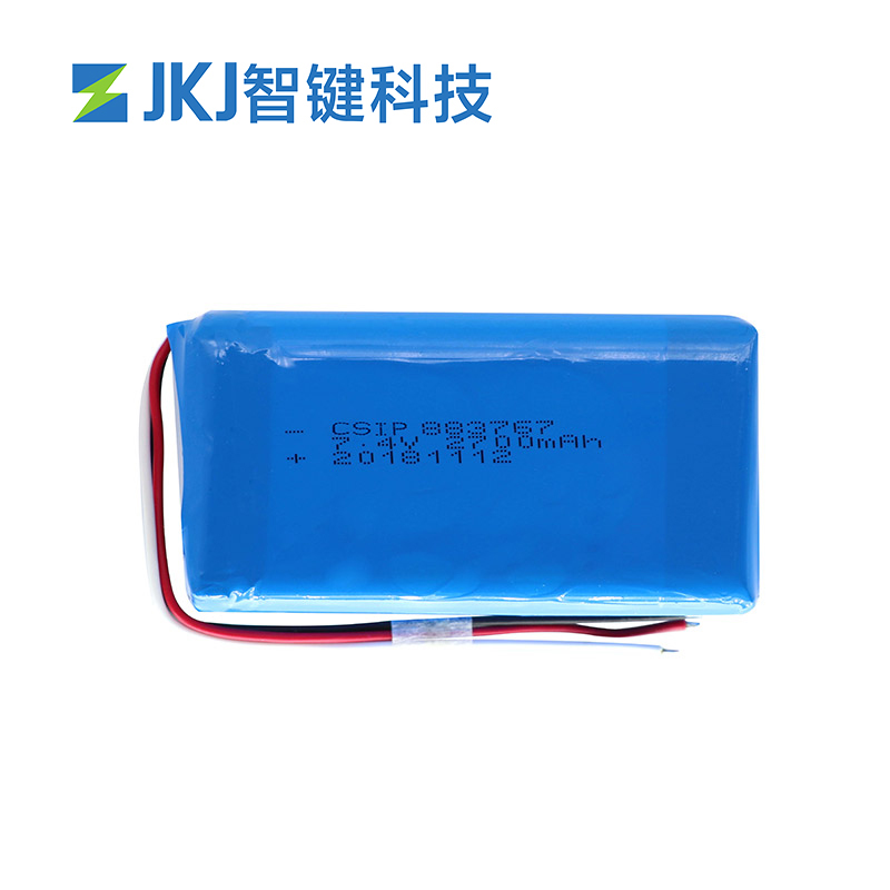 7.4V 2700mAh 定制鋰聚合物電池組直銷(xiāo)工廠 883767 CSIP