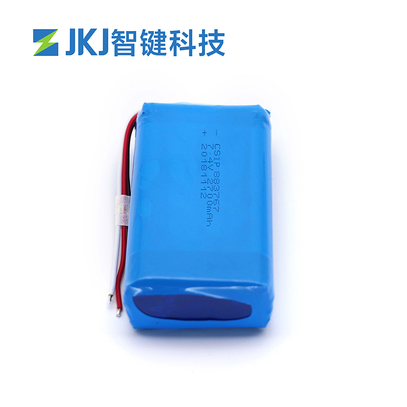 7.4V 2700mAh 定制鋰聚合物電池組直銷(xiāo)工廠 883767 CSIP