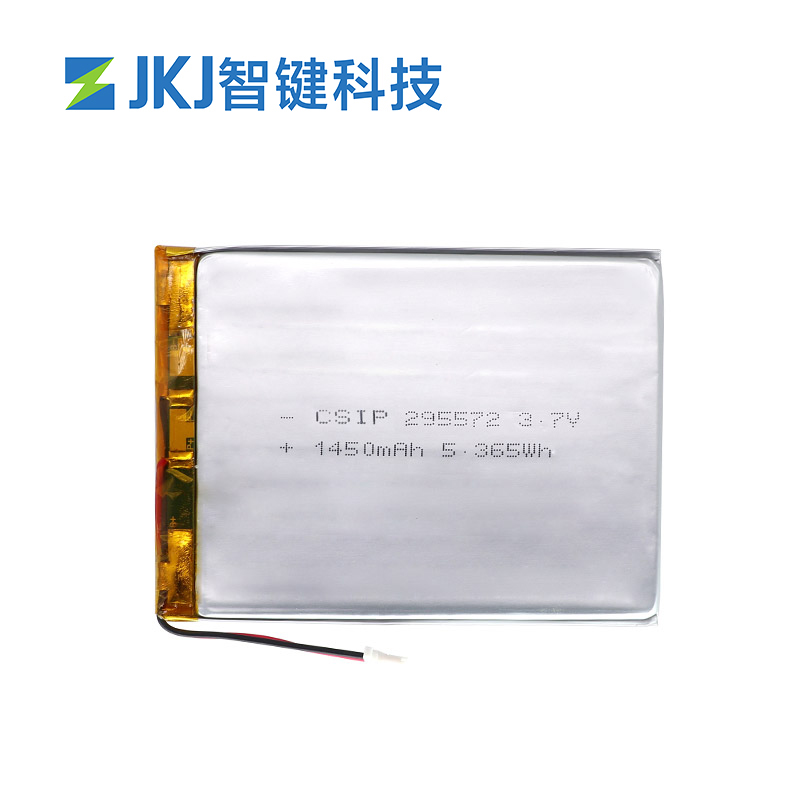 295572 1450mAh 便攜式軟包聚合物鋰電池防水批發(fā)現(xiàn)貨工廠量大價格從優(yōu)-智鍵科技有限公司